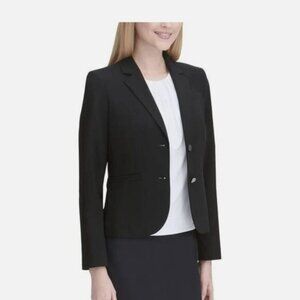 Calvin Klein Women’s Black Blazer – Size 10 (GUC)